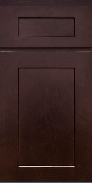 Captivated Cabinets front-shaker-espresso